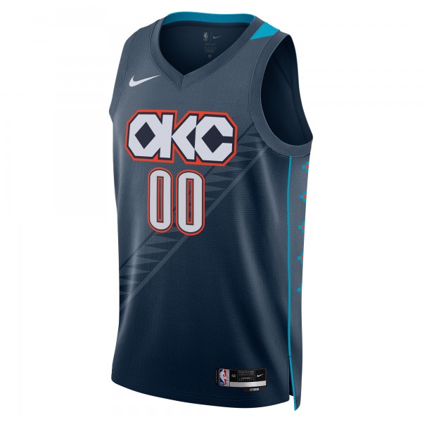 Именная джерси Oklahoma City Thunder Nike Unisex 2025/26 City Edition Swingman - Blue