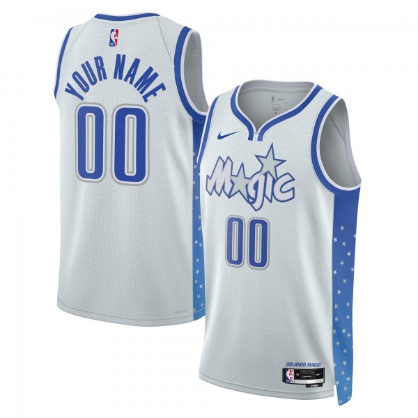 Именная джерси Orlando Magic Nike Unisex 2025/26 City Edition Swingman - Silver