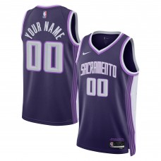 Именная джерси Sacramento Kings Nike Unisex 2025/26 City Edition Swingman - Purple