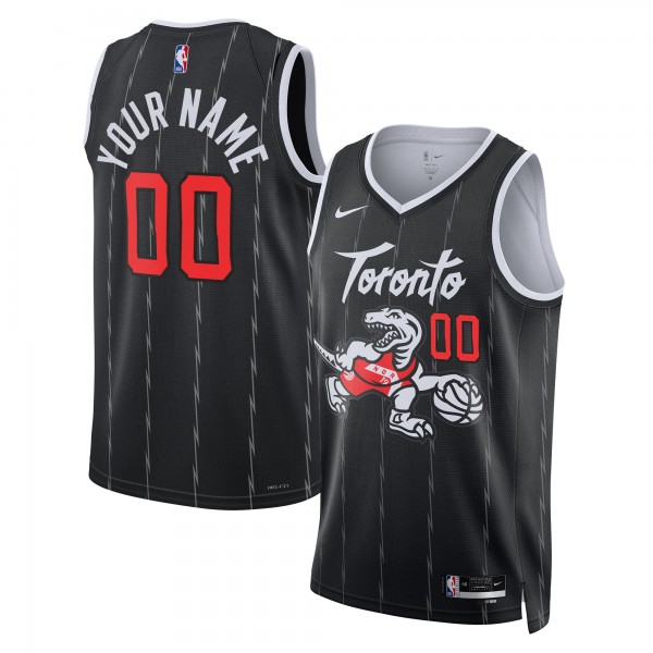 Именная джерси Toronto Raptors Nike Unisex 2025/26 City Edition Swingman - Black