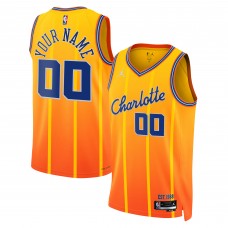 Именная джерси Charlotte Hornets Jordan Brand Unisex 2025/26 City Edition Swingman - Orange