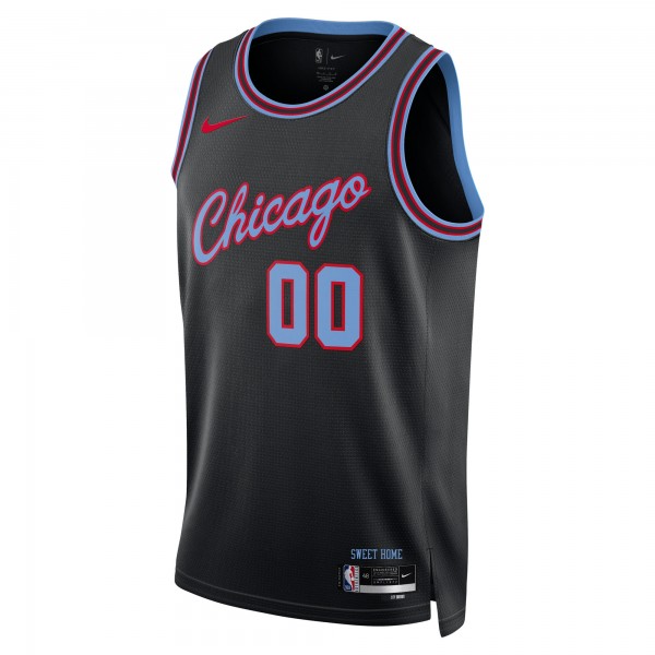 Именная джерси Chicago Bulls Nike Unisex 2025/26 City Edition Swingman - Black