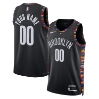 Именная джерси Brooklyn Nets Nike Unisex 2025/26 City Edition Swingman - Black