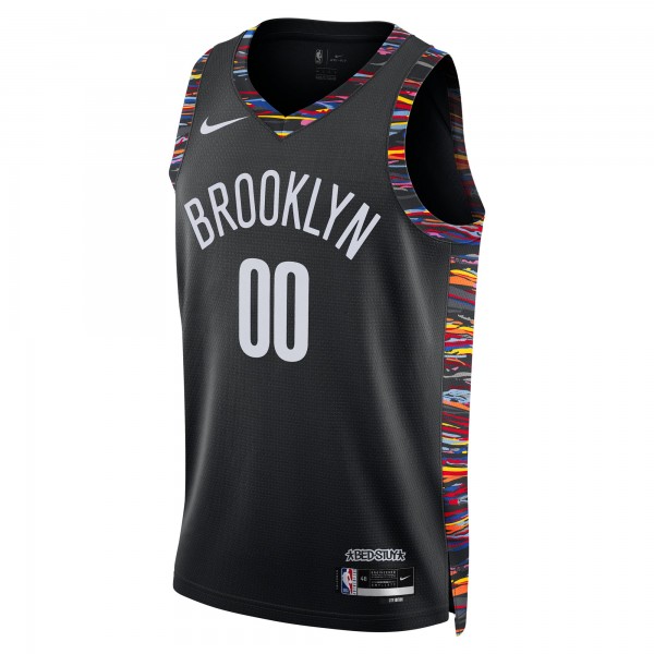 Именная джерси Brooklyn Nets Nike Unisex 2025/26 City Edition Swingman - Black