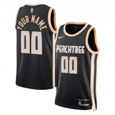 Именная джерси Atlanta Hawks Nike Unisex 2025/26 City Edition Swingman - Black