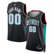 Именная джерси Detroit Pistons Nike Unisex 2025/26 City Edition Swingman - Charcoal