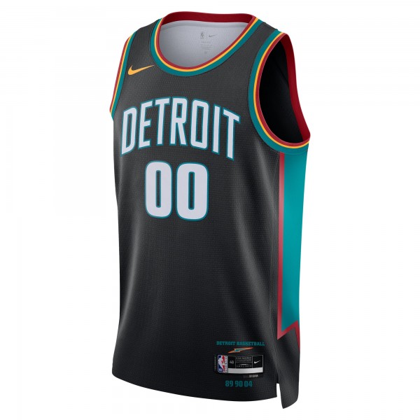 Именная джерси Detroit Pistons Nike Unisex 2025/26 City Edition Swingman - Charcoal