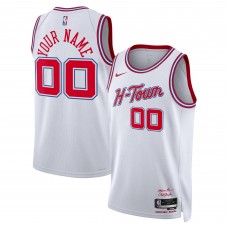 Именная джерси Houston Rockets Nike Unisex 2025/26 City Edition Swingman - White