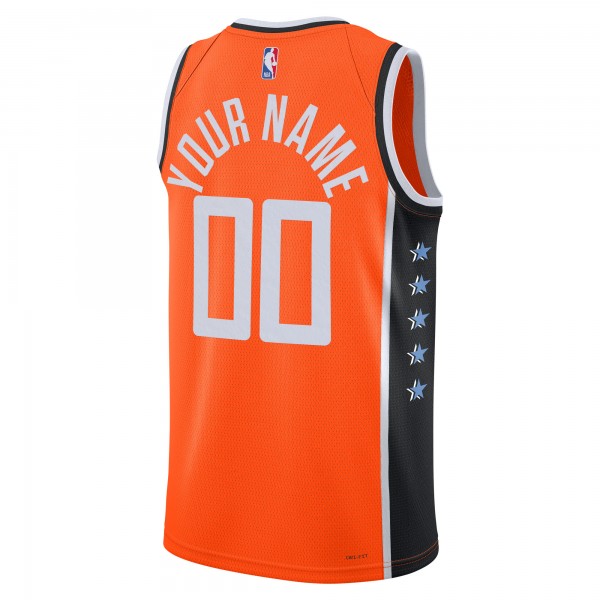 Именная джерси Unisex LA Clippers Nike Orange 2025/26 City Edition Swingman