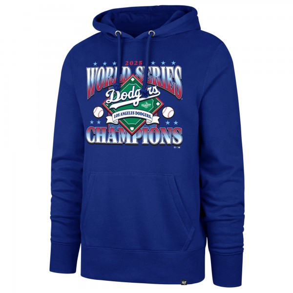 Los Angeles Dodgers 47 Royal 2025 World Series Champions Hoodie