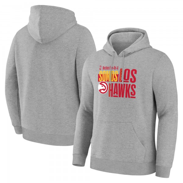 Atlanta Hawks Gray Noches Training Hoodie