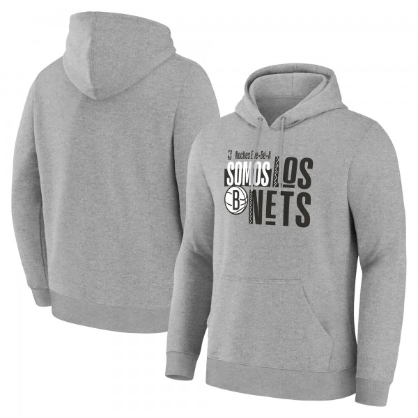 Brooklyn Nets Gray Noches Training Hoodie