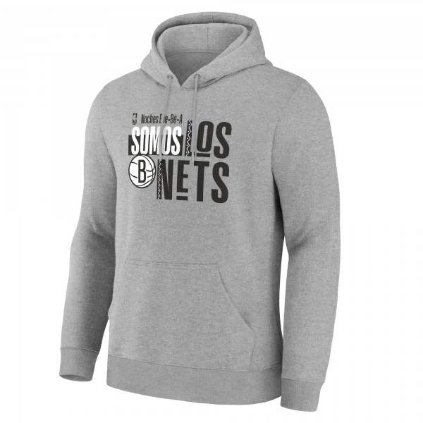 Brooklyn Nets Gray Noches Training Hoodie
