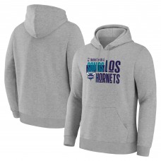 Charlotte Hornets Gray Noches Training Hoodie