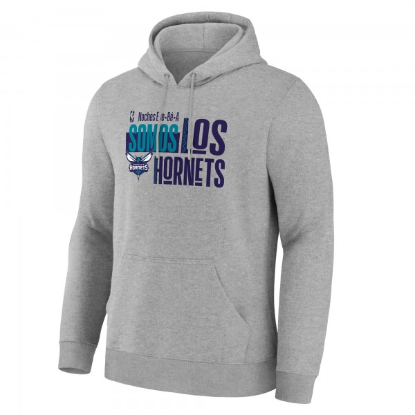 Charlotte Hornets Gray Noches Training Hoodie