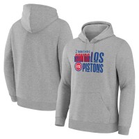 Detroit Pistons Gray Noches Training Hoodie