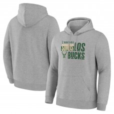 Milwaukee Bucks Gray Noches Training Hoodie