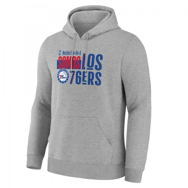 Philadelphia 76ers Gray Noches Training Hoodie