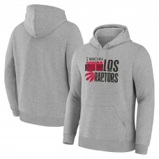 Toronto Raptors Gray Noches Training Hoodie