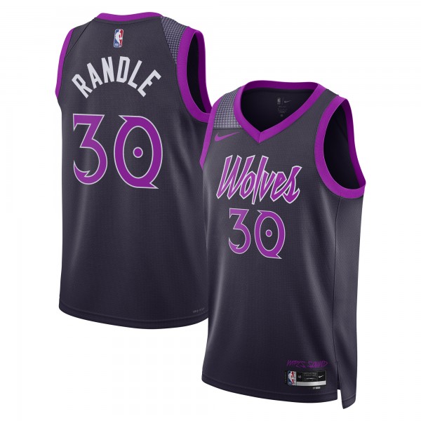 Джерси Unisex Minnesota Timberwolves Julius Randle Nike Purple 2025/26 Swingman - City Edition