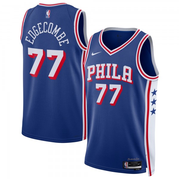 Джерси Unisex Philadelphia 76ers VJ Edgecombe Nike Royal Swingman - Icon Edition