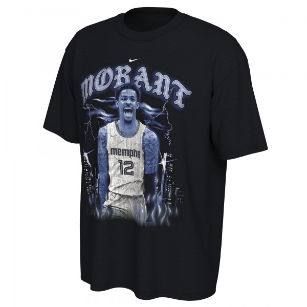Ja Morant Memphis Grizzlies Nike Unisex 2025/26 City Edition Player Graphic T-Shirt - Black