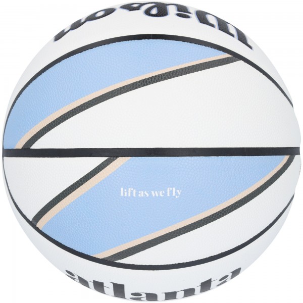 Dominique Wilkins Atlanta Hawks Autographed Fanatics Authentic Wilson City Edition 2024-25 Collector Basketball with HHF & HOF 06 Inscriptions