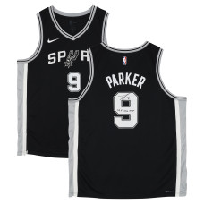 Джерси с автографом Tony Parker San Antonio Spurs Fanatics Authentic Black Nike Icon Swingman with 07 Finals MVP' Inscription