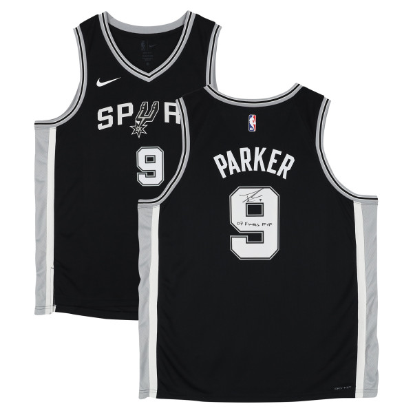 Джерси с автографом Tony Parker San Antonio Spurs Fanatics Authentic Black Nike Icon Swingman with 07 Finals MVP' Inscription