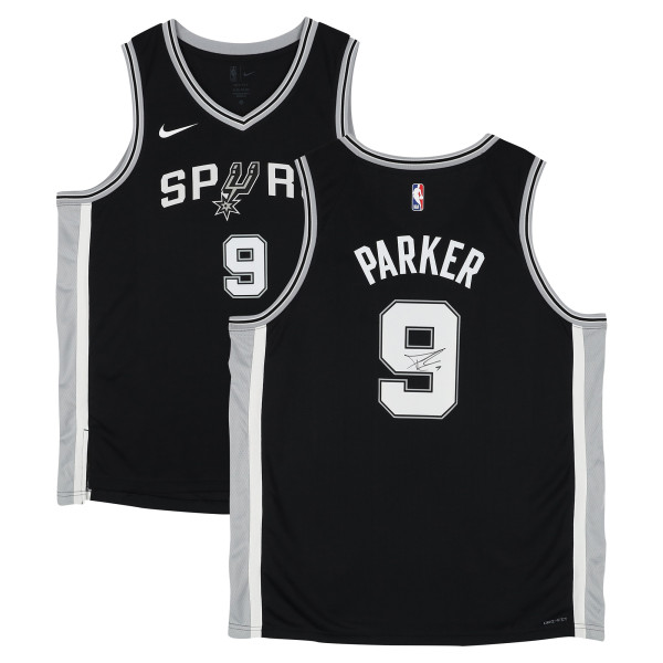 Джерси с автографом Tony Parker San Antonio Spurs Fanatics Authentic Black Nike Icon Swingman