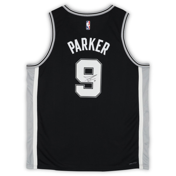 Джерси с автографом Tony Parker San Antonio Spurs Fanatics Authentic Black Nike Icon Swingman