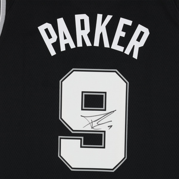 Джерси с автографом Tony Parker San Antonio Spurs Fanatics Authentic Black Nike Icon Swingman