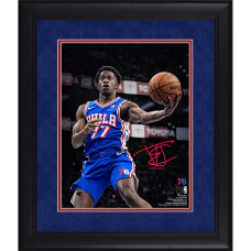 Фото VJ Edgecombe Philadelphia 76ers Facsimile Signature Fanatics Authentic Framed 11 x 14 Spotlight
