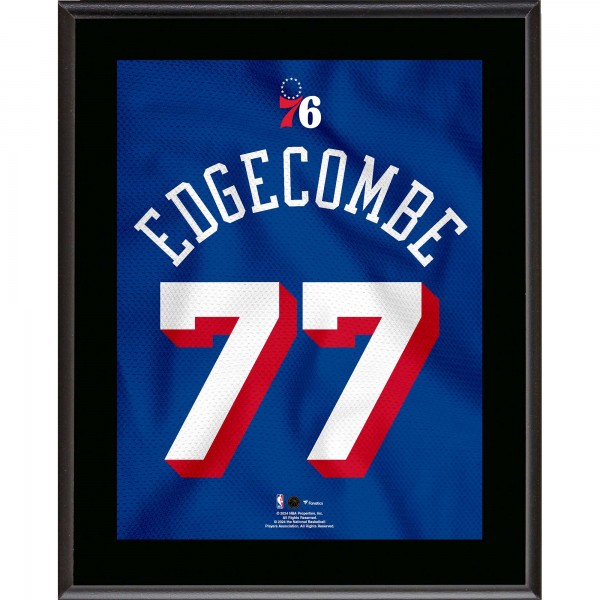 VJ Edgecombe Philadelphia 76ers Fanatics Authentic 10.5 x 13 Jersey Number Sublimated Player Plaque