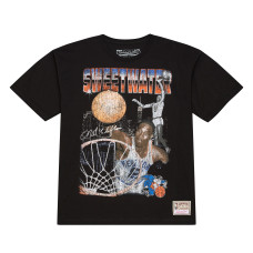 Футболка New York Knicks Nathaniel Clifton Mitchell & Ness Black 75th Anniversary Pioneers