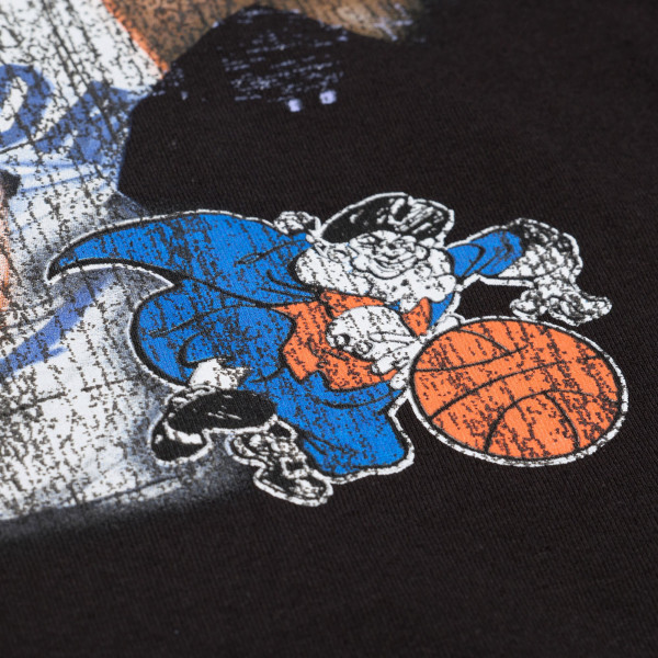 Футболка New York Knicks Nathaniel Clifton Mitchell & Ness Black 75th Anniversary Pioneers