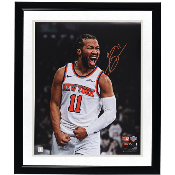 Фото с автографом Jalen Brunson New York Knicks Fanatics Authentic 16 x 20 Unleashed - Limited Edition of 25