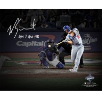 Will Smith Los Angeles Dodgers Autographed Fanatics Authentic 2025 MLB World Series Champions 16 x 20 Photograph with GM 7 GW HR Inscription