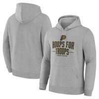 Indiana Pacers Gray Hoops For Troops Hoodie