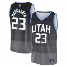 Джерси Utah Jazz Lauri Markkanen Fanatics Black 2025/26 City Edition Fast Break
