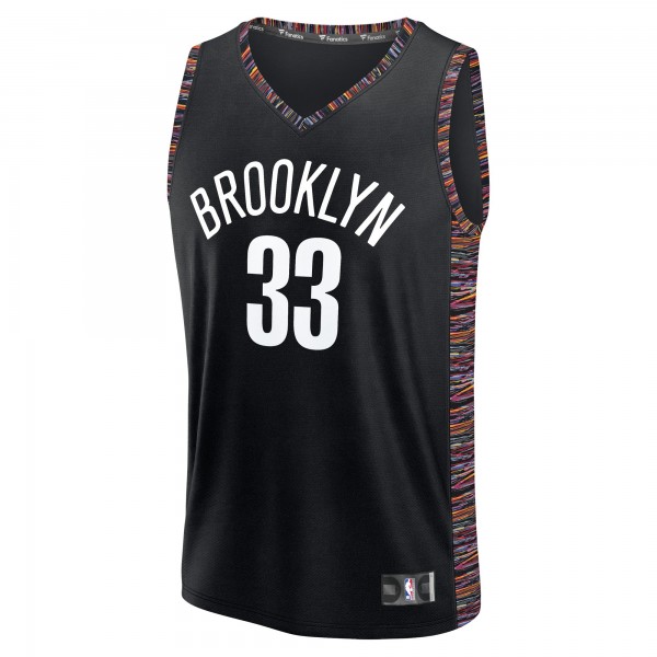 Джерси Brooklyn Nets Nic Claxton Fanatics Black 2025/26 City Edition Fast Break