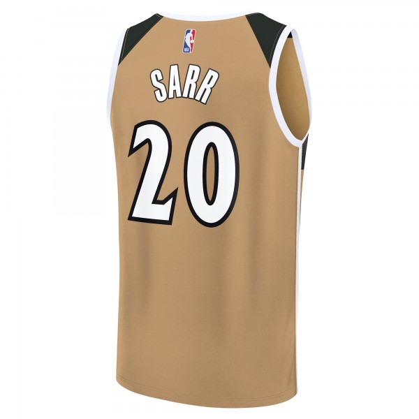 Джерси Washington Wizards Alex Sarr Fanatics Gold 2025/26 City Edition Fast Break