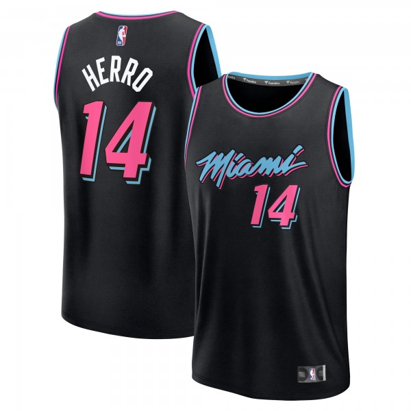 Джерси Miami Heat Tyler Herro Fanatics Black 2025/26 City Edition Fast Break