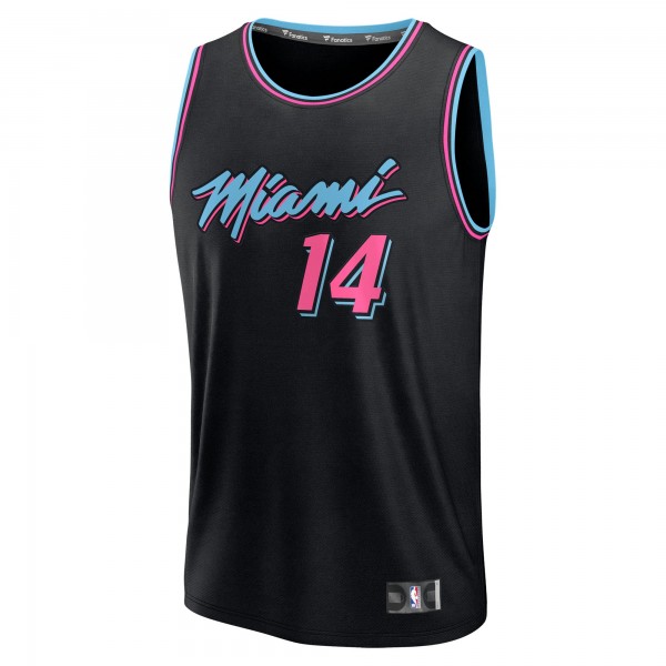 Джерси Miami Heat Tyler Herro Fanatics Black 2025/26 City Edition Fast Break