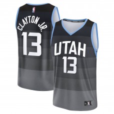 Подростковая Utah Jazz Walter Clayton Jr. Fanatics Black 2025/26 City Edition Fastbreak Jersey