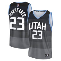 Подростковая Utah Jazz Lauri Markkanen Fanatics Black 2025/26 City Edition Fastbreak Jersey
