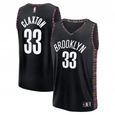 Подростковая Brooklyn Nets Nic Claxton Fanatics Black 2025/26 City Edition Fastbreak Jersey