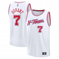 Подростковая Houston Rockets Kevin Durant Fanatics White 2025/26 City Edition Fastbreak Jersey