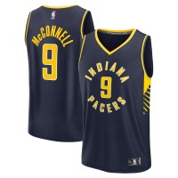 Indiana Pacers T.J. McConnell Fanatics Navy Fast Break Replica Jersey - Icon Edition