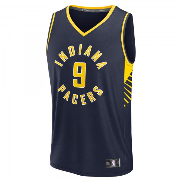 Indiana Pacers T.J. McConnell Fanatics Navy Fast Break Replica Jersey - Icon Edition